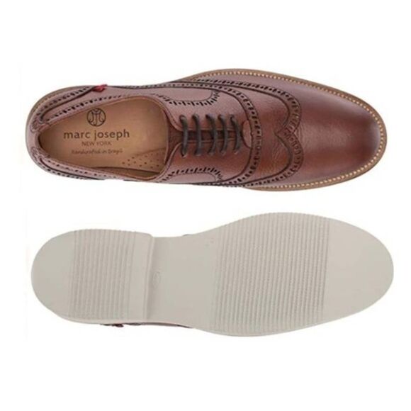 MARC JOSEPH NEW YORK‎ Men\'s Leather Oxford Shoes Office Cognac Size 9.5 main image 6